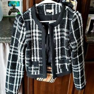 Black & White Tweed Jacket NWT!